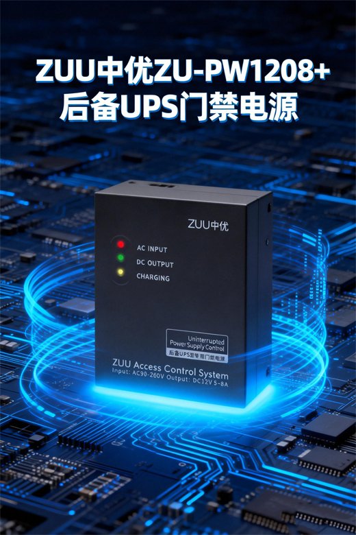 ZU-PW1208 + 门禁电源 12V5A 后备 UPS 动态人脸机专用开关电源