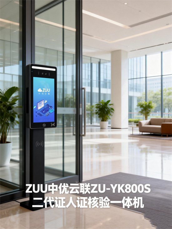 ZU-YK800P 二代身份证人证核验人脸门禁机