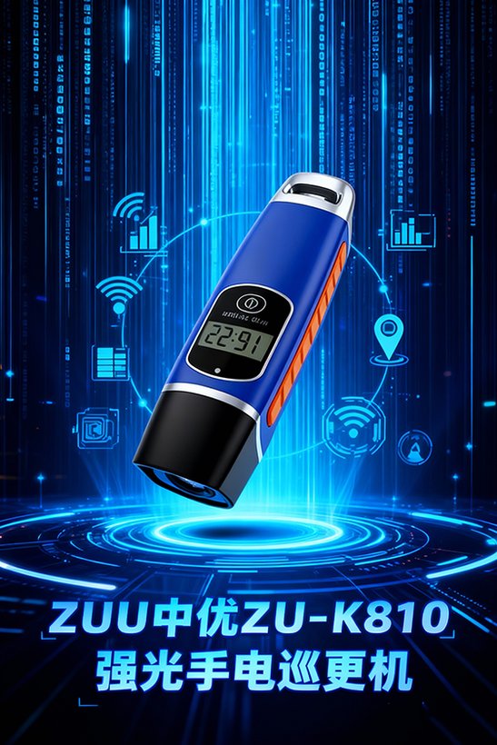 ZU-K810 强光手电巡更棒 · 智能感应巡更