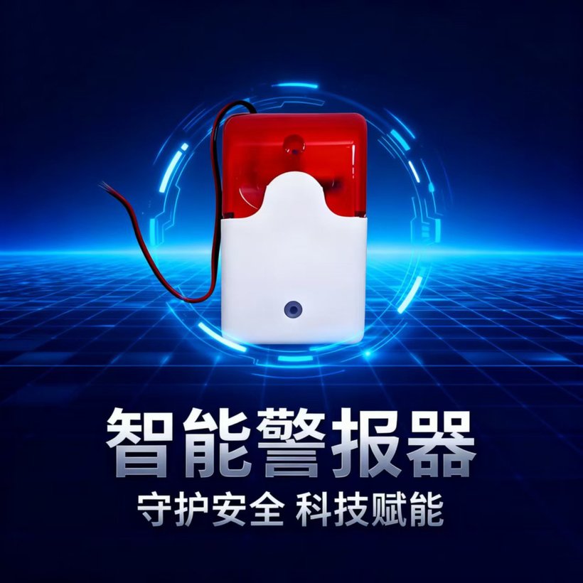 ZU-103 12V红色声光报警器