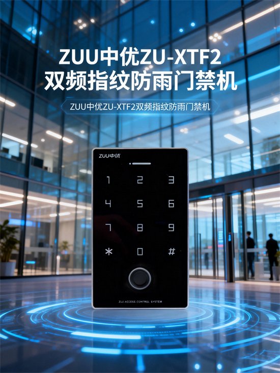 ZU-XTF2 防雨指纹门禁机 户外全防水双频一体机 工厂小区低温耐高温安防设备